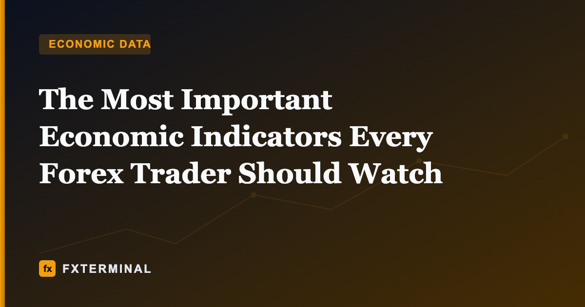 The Most Important Economic Indicators Every Forex Trader Should Watch