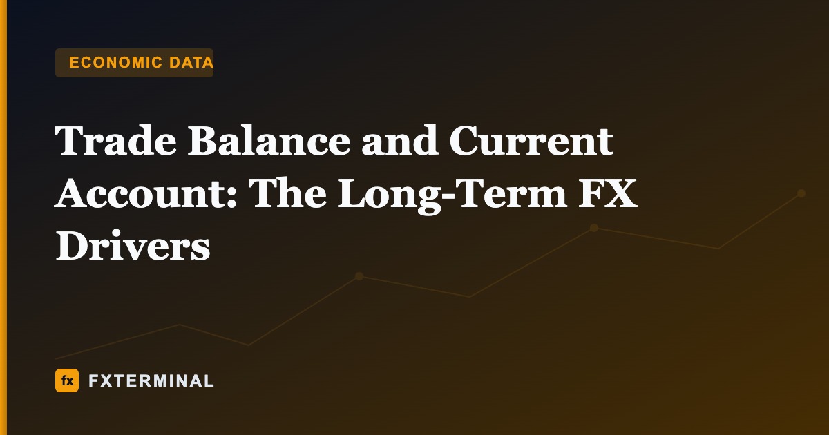 Trade Balance and Current Account: The Long-Term FX Drivers