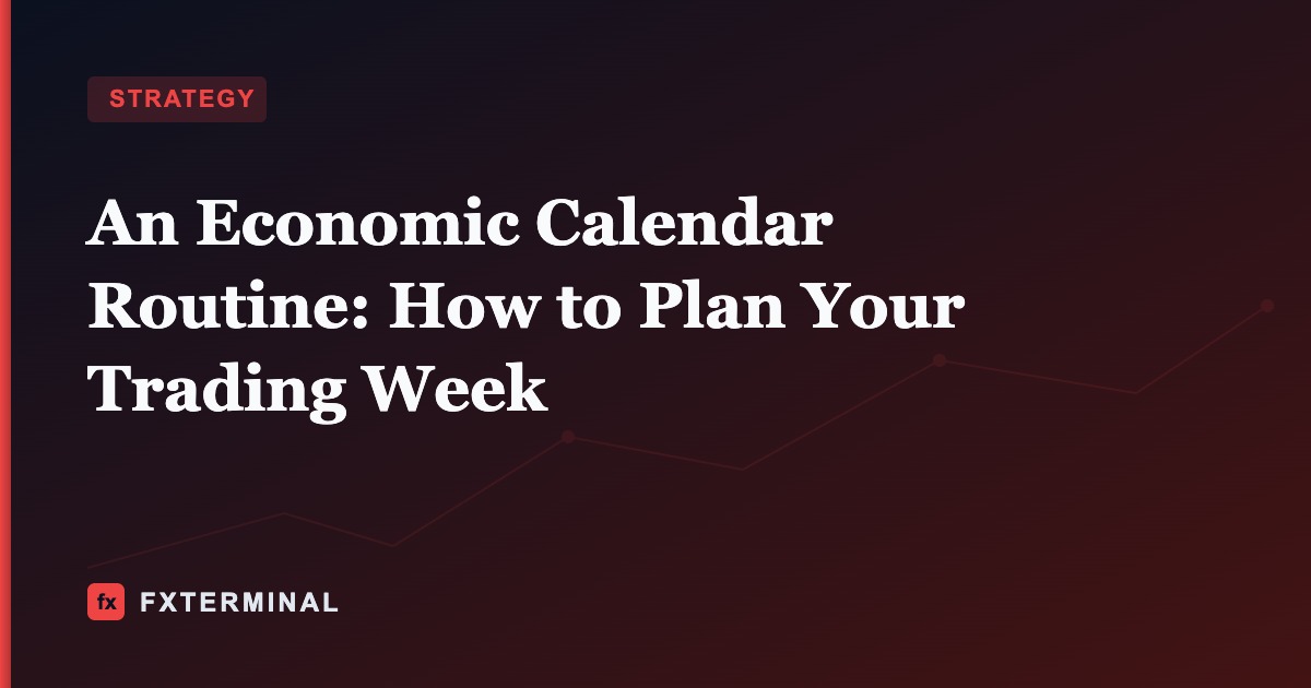 An Economic Calendar Routine: How to Plan Your Trading Week