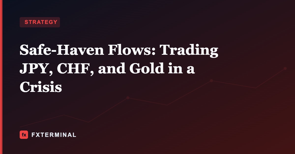 Safe-Haven Flows: Trading JPY, CHF, and Gold in a Crisis